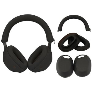 Adhiper Sony WH-1000XM5�w�b�h�t�H���p �P�[�X �J�o�[�AWH-1000XM5 �C���[�p�b�h �J�o�[/�C���[�J�o�[/�w�b�h�o���h�J�o�[�AWH1000XM5 �J�o�[ �􂦂�h���\�t�g�V���R���w�b�h�t�H���A�N�Z�T���[ (�u