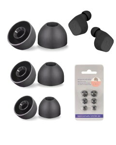 Sennheiser �Ή� �C���[�s�[�X �p�V���R������ CX 400BT True Wireless/CX 200TW1C-SPORT/MOMENTUM 3/CX True Wireless �Ή� �V���R���� (S/M/L�T�C�Y�e1�y�A) YAJOJO����~�� �_�炩�� �y�� ���E�\ ���􂢉\(�u���b