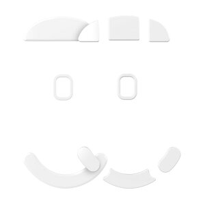 Pulsar Gaming Gears Xlite Wireless / V2 V2 Mini Wireless �p �}�E�X�\�[�� �}�E�X�t�B�[�g PTFE 100% �X�P�[�g (Xlite Wireless, Original Thin + Control Set, White)