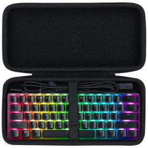 co2CREA �Ή� Razer Huntsman V3 Pro Mini/Huntsman Mini�L�[�{�[�h��p���[�P�[�X �u���b�N(�P�[�X�̂�)