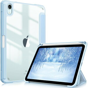 Fintie iPad Mini 7(A17 Pro 2024)/Mini 6�p�P�[�X 2021 8.3�C���`�����o�b�N�J�o�[(�u���[)