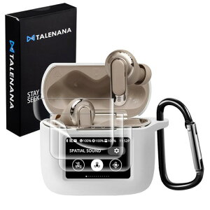 [TALENANA] For JBL TOUR PRO 3�P�[�X�J�o�[ TOUR PRO 3 �J�o�[ �ی�t�B����*3 �t���V���R���� �S�ʕی� �����h�~ �L�Y�h�~ �ϏՌ� �����[�d�\ �y�ʏ��^ �J���r�i�t��(�z���C�g)