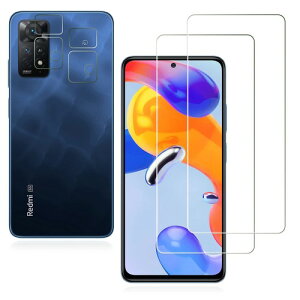 4������FOR Redmi Note 11 Pro 5G �p�̃K���X�t�B���� 2�� + 2�� �Ή� Redmi Note 11 Pro 5G �p�̃J���� �����K���X FOR Redmi Note 11 Pro 5G �p�̃K���X�t�B���� �t���ی�t�B���� �S�ʕی� �ϏՌ� �ɔ� �C�A�[��