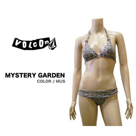 VOLCOM レディース レディース ボルコム 水着 MYSTERY GARDEN SLIDE HALTER & SOFT WAIST FULL : MUS 【メール便対応可】 【お買い得セール】