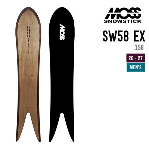 MOSS SNOWSTICK ���X�X�m�[�X�e�B�b�N 26-27 SW 58 EX �X�m�[�{�[�h �G�X�_�u�����[ �C�[�G�b�N�X