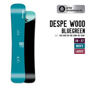 GRAY �O���C 26-27 DESPE WOOD BLUEGREEN �f�X�y �E�b�h �X�m�[�{�[�h �n���}�[�w�b�h