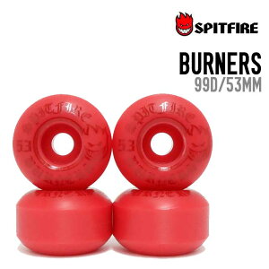 SPITFIRE �X�s�b�g�t�@�C�A�[ BURNERS BIGHEAD SHAPE 53mm RED 99D �X�P�[�g�{�[�h�E�B�[�� �X�P�{�[