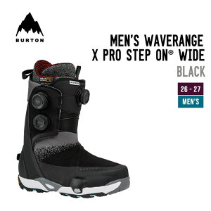 26-27 BURTON �o�[�g�� MEN'S WAVERANGE X PRO STEP ON WIDE �����Y �X�m�[�{�[�h �u�[�c �X�e�b�v�I�� �E�F�C�u�����W �G�b�N�X �v��
