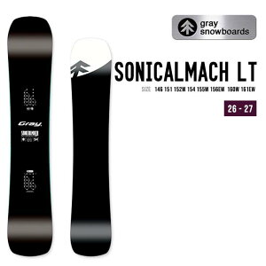 GRAY �O���C 26-27 SONICALMACH LT �\�j�J���}�b�n ���C�g �X�m�[�{�[�h