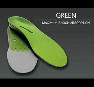 SUPERFEET/X[p[tB[g C\[ GREEN FO[ TRIM FIT