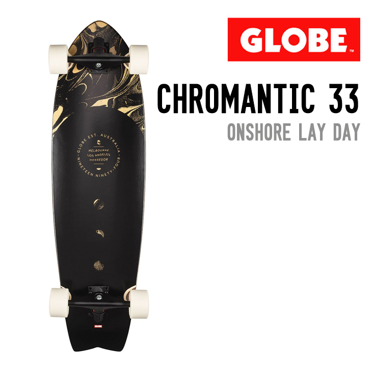 スケボー ミニクルーザー ソフトウィール GLOBE 特別セール品 グローブ CHROMANTIC クロマンティック スケートボード クルーザー コンプリート 期間限定送料無料 33インチ