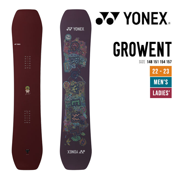 23-24 YONEX GROWENT グローエント 154 メンズ 151 148 板
