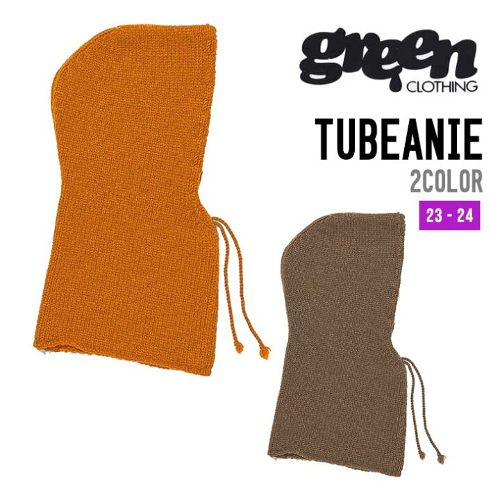 楽天市場】GREEN CLOTHING グリーンクロージング 23-24 TUBEANIE 