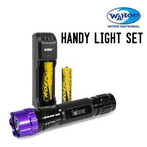 WAHOO t[ HIGH POWER UV HANDY LIGHT SET nCp[ UV nfB[Cg Zbg T[tB T[t{[h yA C 