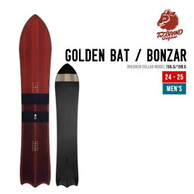 TJ-BRAND ティージェイブランド 24-25 GOLDEN BAT BONZAR ゴールデン バット 早期予約 2024-2025 スノーボード パウダーボード メンズ
