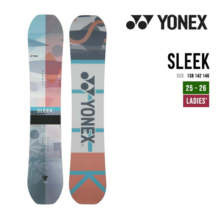 楽天市場】YONEX ヨネックス 25-26 SLEEK スリーク スノーボード 2025 