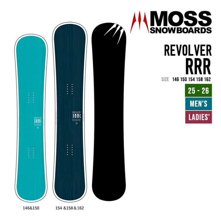 楽天市場】MOSS モス 25-26 REVOLVER RRR リボルバー トリプルアール 