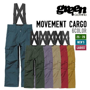 GREEN CLOTHING O[N[WO 25-26 MOVEMENT CARGO [ug J[S \ 2025-2026 Xm[{[h Xm[EFA jZbNX