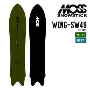 MOSS SNOWSTICK X Xm[XeBbN 25-26 WING-SW 49 EBO X[ \ 2025-2026 Xm[{[h Xm[T[t Y