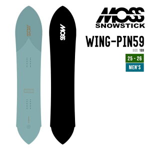 MOSS SNOWSTICK X Xm[XeBbN 25-26 WING-PIN 59 ECO s \ 2025-2026 Xm[{[h Xm[T[t Y