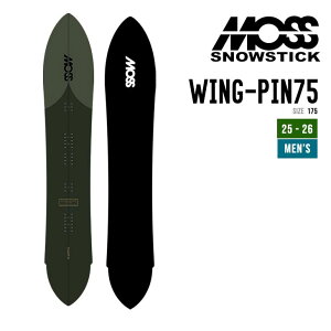 MOSS SNOWSTICK X Xm[XeBbN 25-26 WING-PIN 75 ECO s \ 2025-2026 Xm[{[h Xm[T[t Y
