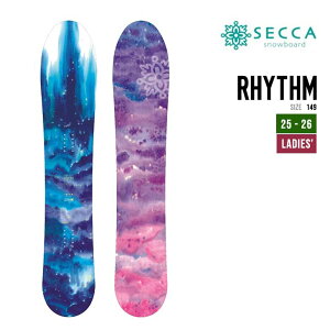 SECCA �Z�b�J 25-26 RHYTHM ���Y�� �X�m�[�{�[�h �����\�� 2025-2026 ���f�B�[�X �p�E�_�[�{�[�h