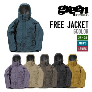 GREEN CLOTHING O[N[WO 25-26 FREE JACKET t[ WPbg \ 2025-2026 Xm[{[h Xm[EFA jZbNX