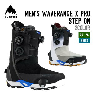 BURTON �o�[�g�� 25-26 MEN'S WAVERANGE X PRO STEP ON �����Y?�E�F�[�u�����W?X?�v��?�X�e�b�v�I�� �X�m�[�{�[�h ���K�i 2025-2026 �����Y �u�[�c