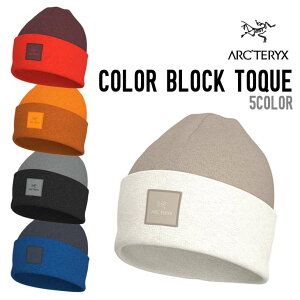 ARC'TERYX �A�[�N�e���N�X COLOR BLOCK TOQUE �J���[ �u���b�N �g�[�N �X�m�[�{�[�h ���K�i 2025-2026 �r�[�j�[ ���j�Z�b�N�X