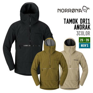 NORRONA m[i 25-26 TAMOK DRI1 ANORAK ^bN hC1 AmbN Xm[{[h y 2.5w\ h Ki