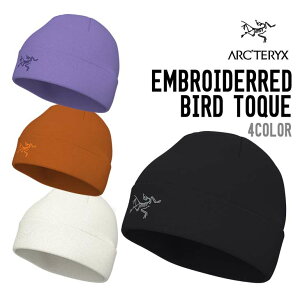 ARC'TERYX �A�[�N�e���N�X EMBROIDERED BIRD TOQUE �G���u���C�_�[�h �o�[�h �g�[�N �X�m�[�{�[�h ���K�i 2025-2026 �r�[�j�[ ���j�Z�b�N�X