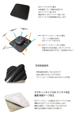 GPSアンテナアースプレート★GPSアンテナ感度向上