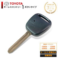 【キーカット 加工代金込み】 車 鍵 ブランクキー トヨタ 横1ボタン ノア ヴォクシー シエンタ カローラ …