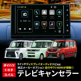ダイハツ ディスプレイオーディオ キャンセラー タント タントカスタム タントファンクロス LA650S LA660S TVキャンセラー トヨタ 純正ナビ テレビキット メーカーオプション テレビ視聴 TVキット 走行中テレビが見れる テレビ 走行中 DTV415 同等品