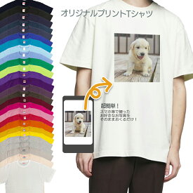 オリジナル 写真 プリント Tシャツ 印刷 ロゴ デザイン A4 サイズ サークル クラブ 部活 チーム クラT ユニフォーム おそろい 手作り 文字 男性 女性 印字 カラー 1枚から まとめ買い 前 後ろ フロント バック 半袖 トップス ユナイテッドアスレ 5.6oz ハイクオリティ