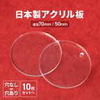 アクリル アクリル板 プラ板 丸型 丸形 円形 円型 厚さ 3mm セット 直径 50mm 70mm 円盤 プラバン レジン キット クリア 透明 推し活 薄い 卓上 フラワー 表札 丸 型 ディスプレイ ハンドメイド アクリル パーツ 素材 DIY 製作用 ネームプレート キーホルダー プラスチック