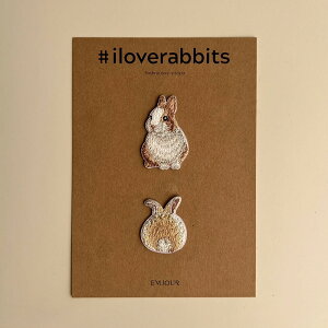 正規品 ワッペン 刺繍ワッペン アイロンワッペン 犬 刺繍 イヌ 足跡 うさぎ ウサギ 動物 ペット グッズ プレゼント ギフト 贈り物 誕生日 EMJOUR エンジュール 母の日 台湾 ハンドメイド 手芸