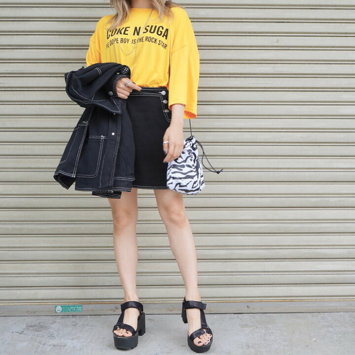 楽天市場 White Stitch Black Denim Jacket Skirt 2p Setup セットアップ ブラックデニム デニムジャケット デニムスカート セットアップ Gジャン Adg A D G エーディージー A D G