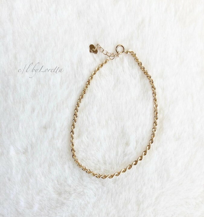 楽天市場】K10 rope chain bracelet アクセサリー ロープ ブレスレット 