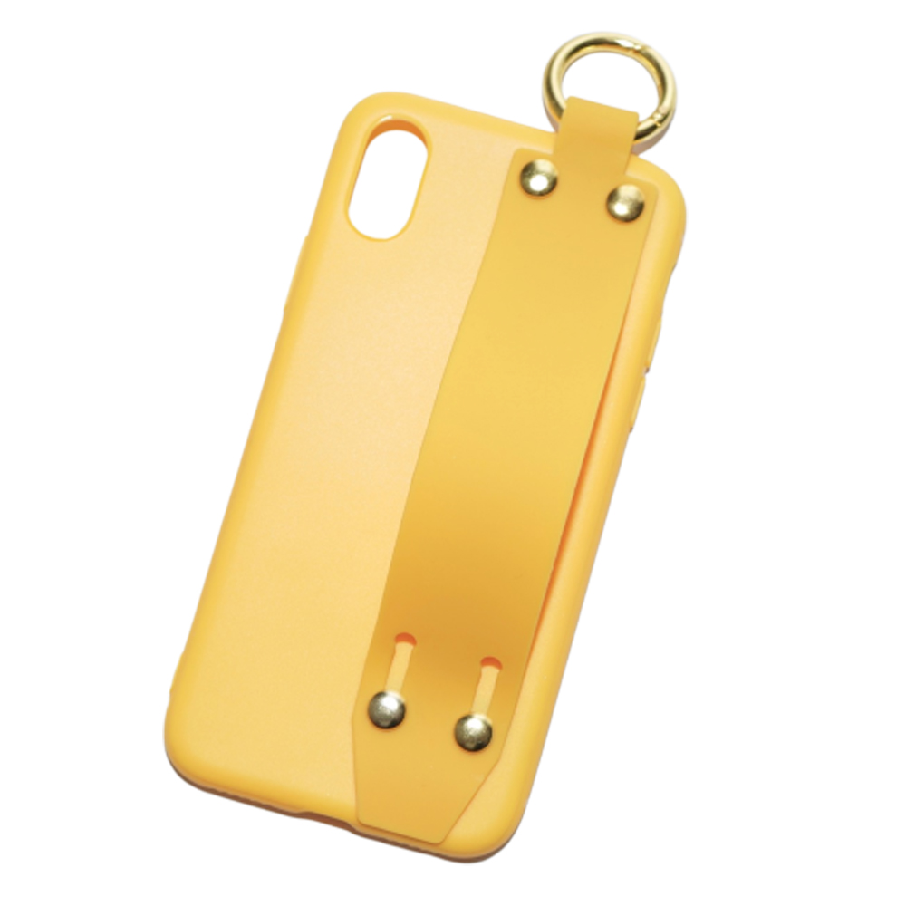 リングカラビナアンドバンドアイフォンケース イエロー Ring Karabinerband 完売 Iphone Case Yellow スマホケース A D G アイフォンケース Adg エーディージー Iphoneケース 黄色 リング