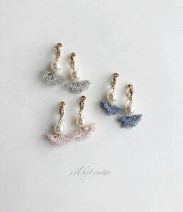 (S3F)Pearl lace tassel pierce/earring@ANZT[@sAX@CO@u[@sN@O[@fB[X@@l@킢@tF~j@i@@@JW