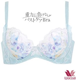 セール20％OFF重力に負けないバストケアBraワコールブラジャー/BRB424/3／4カップ/D65F65【Wacoal】DE