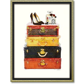 オマージュ キャンバスアート 「メイクアップラゲッジ(M)」BC-120334996953284139/ シャネル CHANEL アート 絵画 かわいい おしゃれ 人気 アートパネル アートポスター ブランド アートパネル ブランド