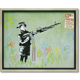 バンクシークレヨンジューター　BK-10004 / Banksy BANKSY バンクシイ　絵画 おしゃれ 人気 アートパネル 壁掛け アートフレーム　アートポスター　4996953292974