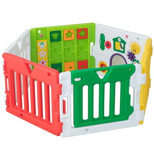 ベビーサークル 日本育児 はらぺこあおむし ミュージカルキッズランドDX2 / サークル トイパネル Wロック すべり止めゴム付き 形が崩れにくい 楽しい仕掛けがいっぱい ベビースペース