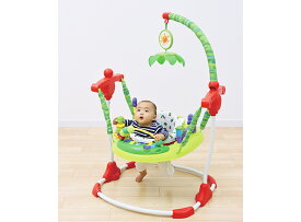 日本育児 はらぺこあおむし アクティビティジャンパー (6360003001)/　バウンサー　歩行器　おもちゃ　乗り物　立ったまま遊べる　座面が360°回転するから飽きない　10ヶ所の楽しい仕掛け付