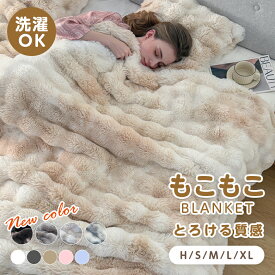 【まとめ買いクーポン利用で1992円〜】もこもこ毛布 ふわとろ ブランケット フランネル生地 洗濯機対応 軽量 マイクロファイバー 静電気防止 秋冬 プレゼント ギフト（T）【予約販売】