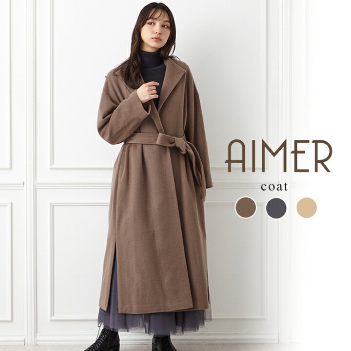 楽天市場】【SALE】【70%OFF】リサイクルウールビーバーガウンコート 