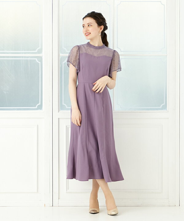 楽天市場】【50%OFF】【SALE】ラッフルスリーブソフトマーメイドドレス  