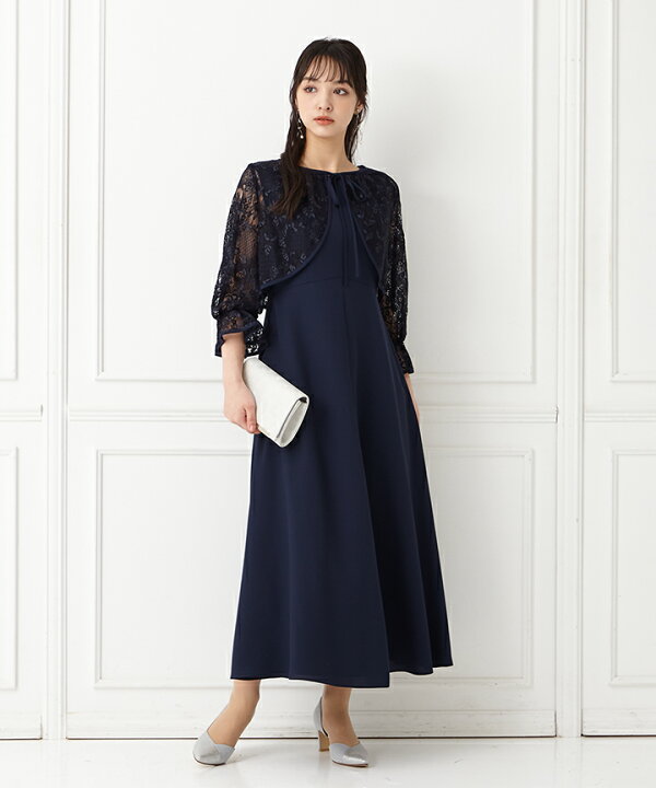楽天市場】【30%OFF】【SALE】【WEB限定】レース2WAYボレロ付きAライン  